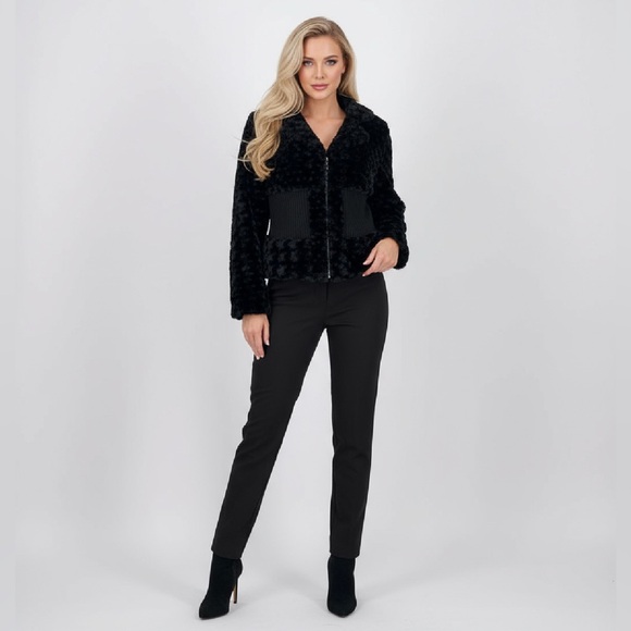 SOLITAIRE Faux Fur Jacket - Picture 1 of 4